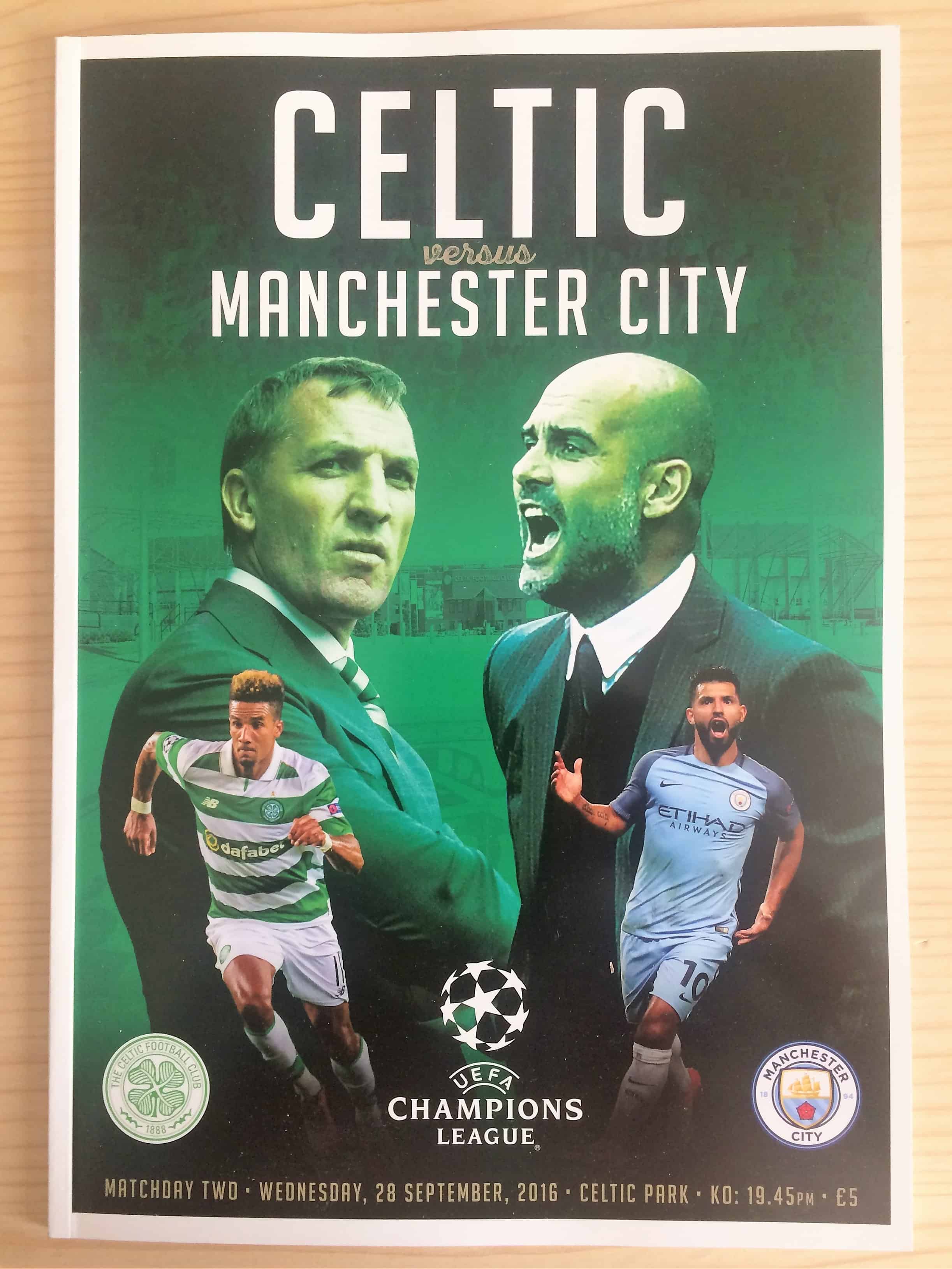 Celtic (Glasgow) FC v Manchester City FC